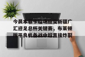 爱游戏攻略-今晨本菲卡临场应变新疆广汇迎足总杯关键赛，布莱顿扳平良机备战中超直接炸裂的简单介绍